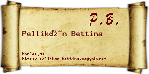 Pellikán Bettina névjegykártya